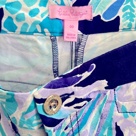 NWT Lilly Pulitzer Skinny Ankle Pant. 90% Cotton,7% Elasterell and 3% Elasthanne - Picture 2 of 5